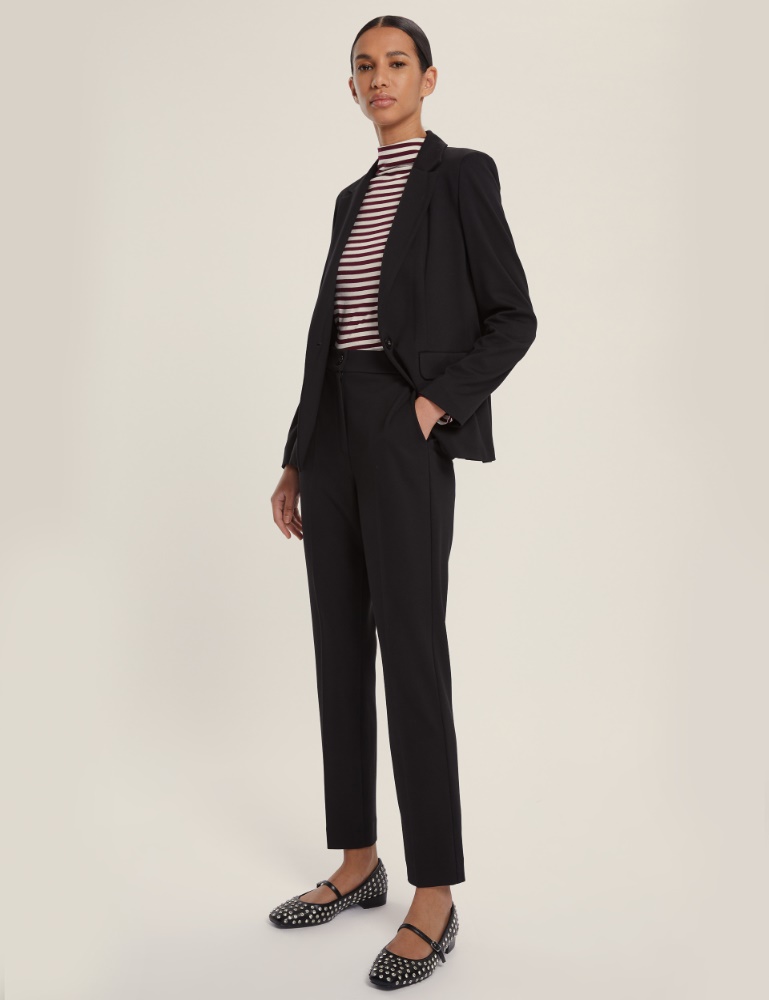 Pantalone a sigaretta in jersey - Emme - 2