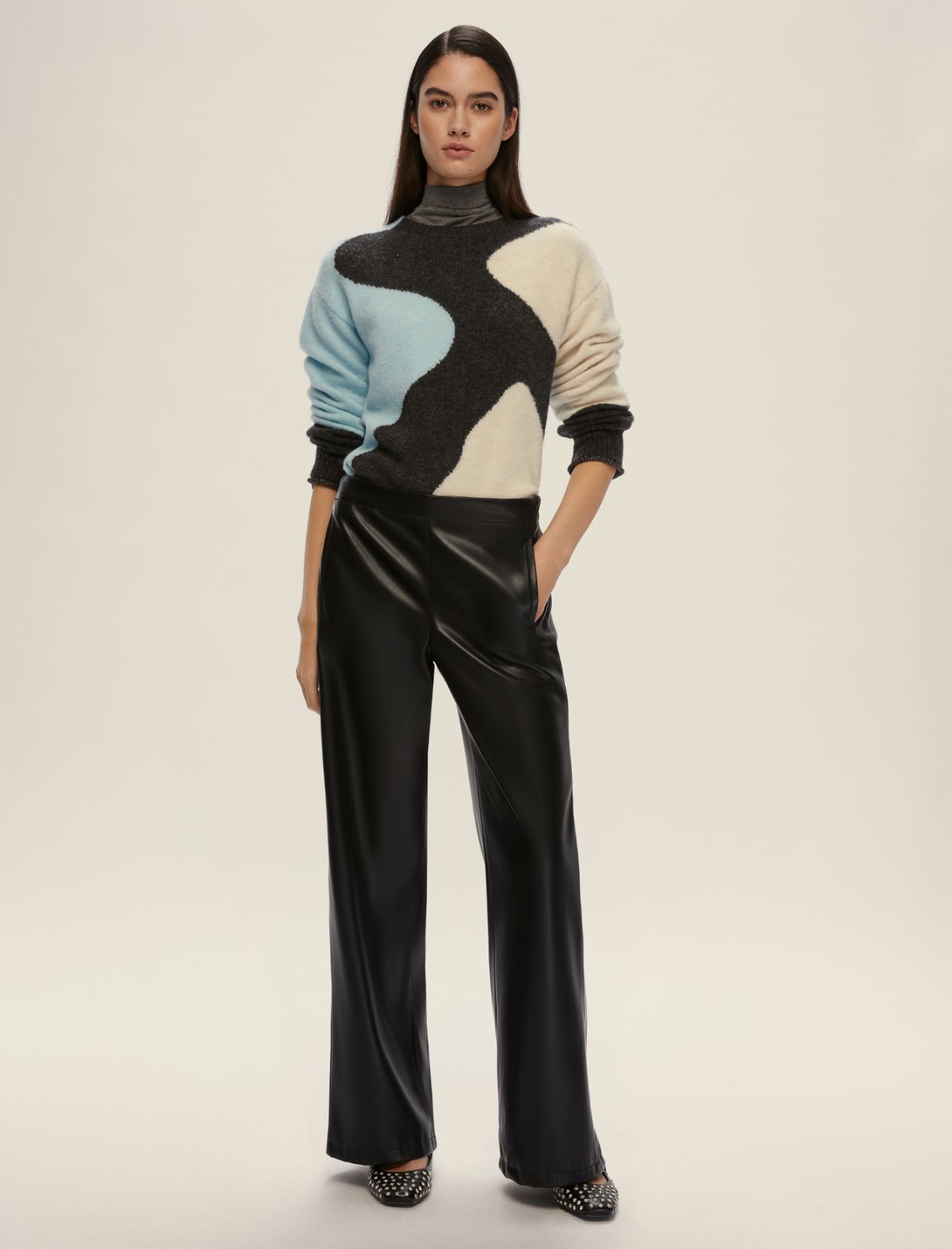 Pantalone dritto - NERO - Emme