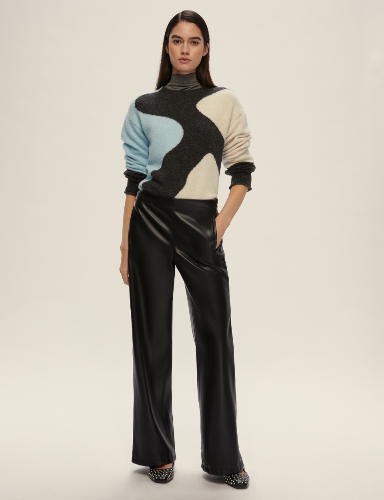 Pantalone dritto - NERO