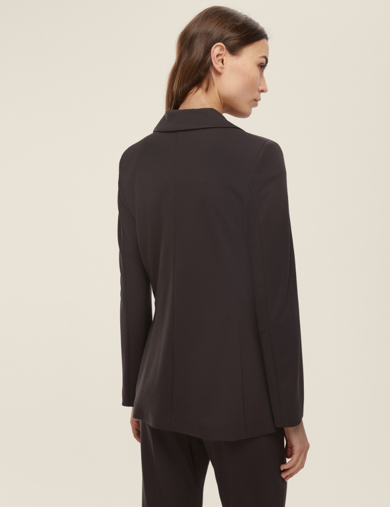 Giacca doppiopetto in jersey stretch - Emme - 3