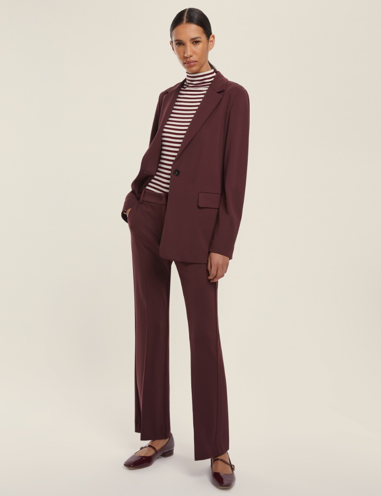 Giacca dritta in jersey stretch - Emme - 2