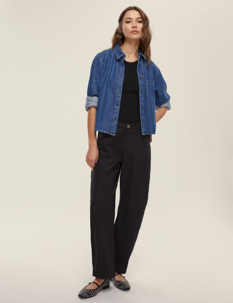 Top smanicato a coste - Emme - 3