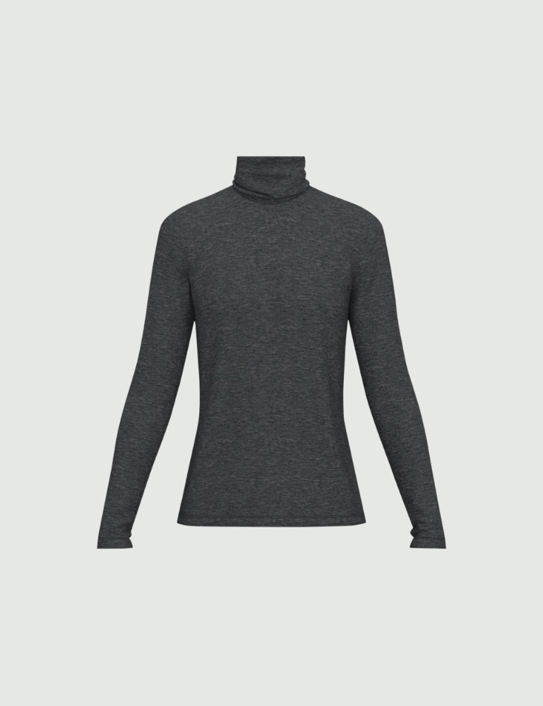 Cashmere-blend polo-neck sweater - Emme - 5
