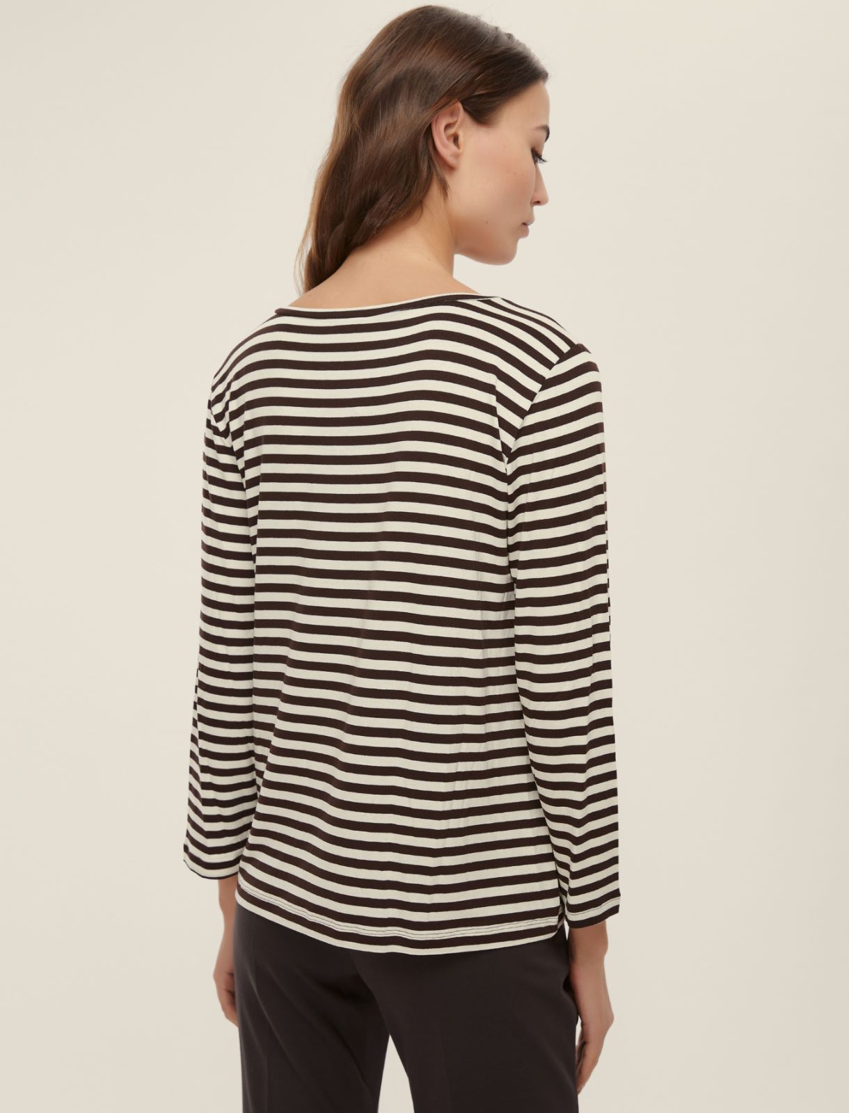 Long-sleeved T-shirt - BROWN - Emme - 2