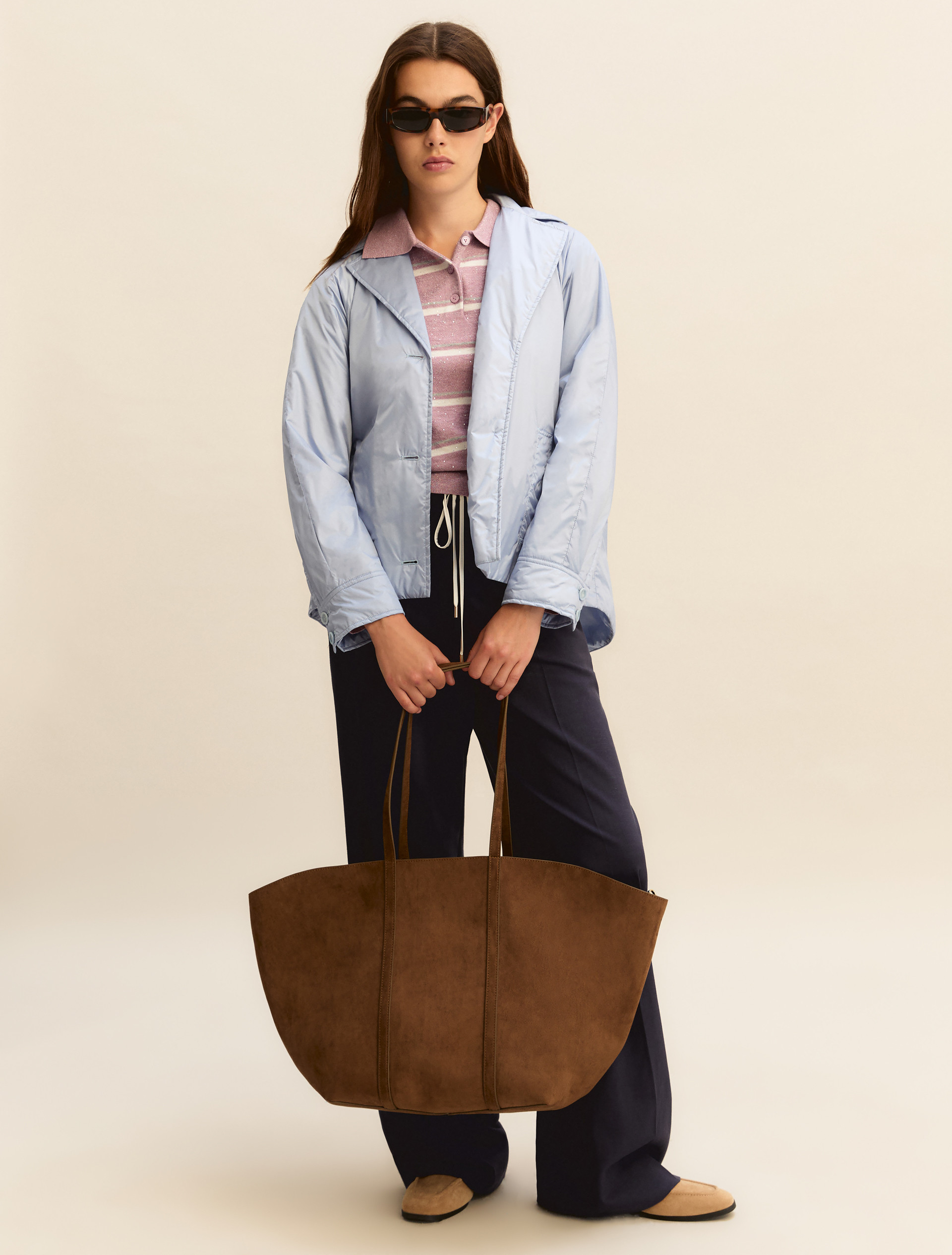 Short raincoat - DUST BLUE - Emme - 1