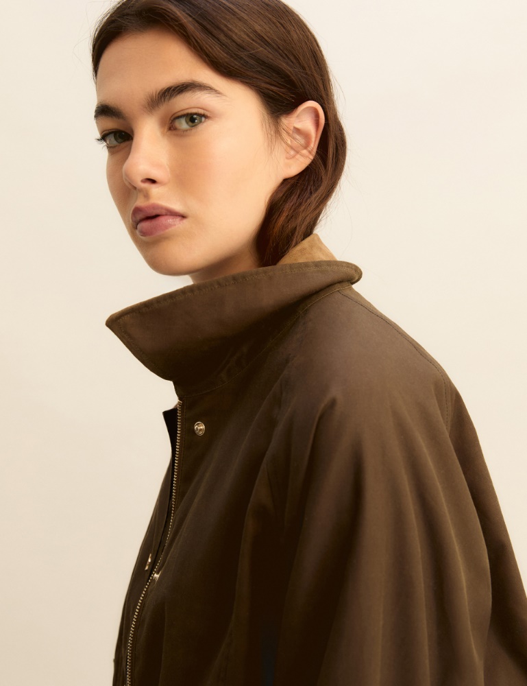 Waxed canvas jacket - Emme - 5
