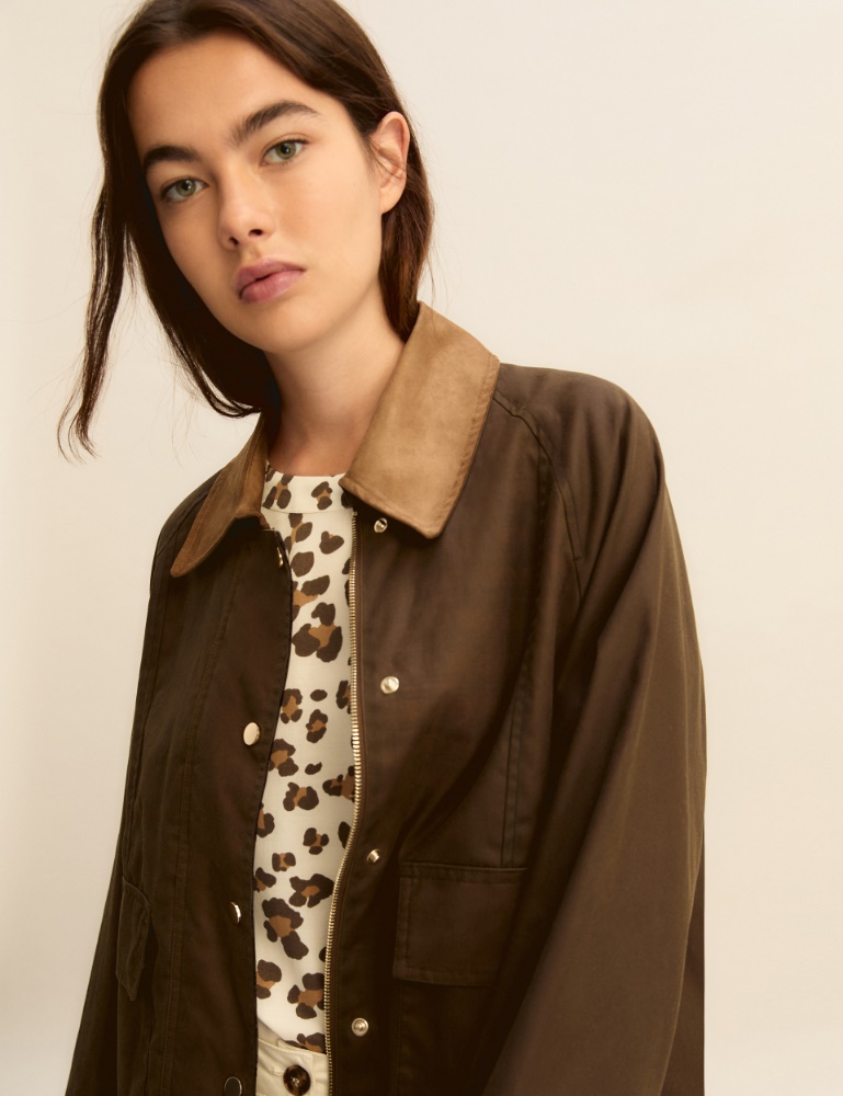 Waxed canvas jacket - Emme
