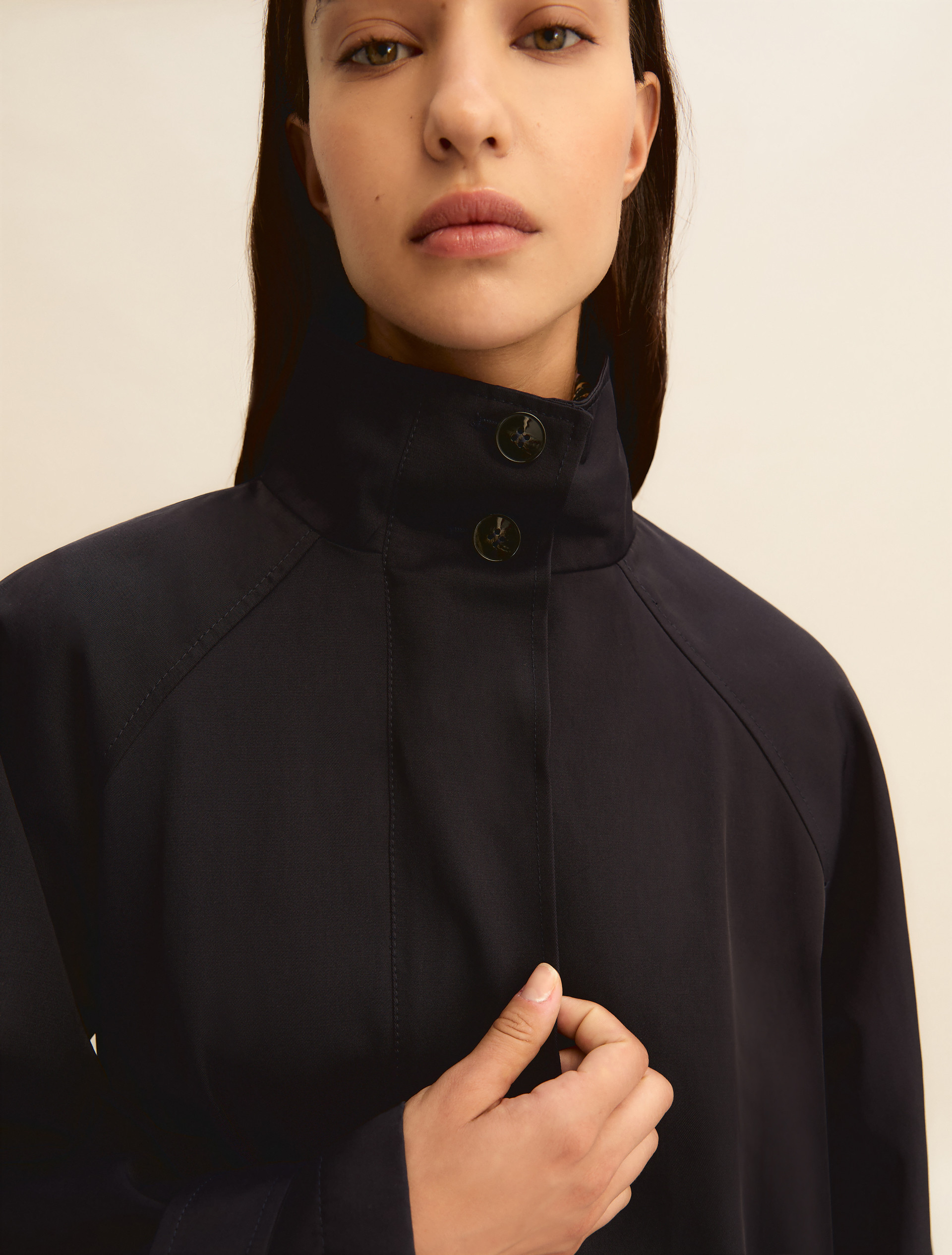 Water-repellent raincoat - NAVY - Emme - 3