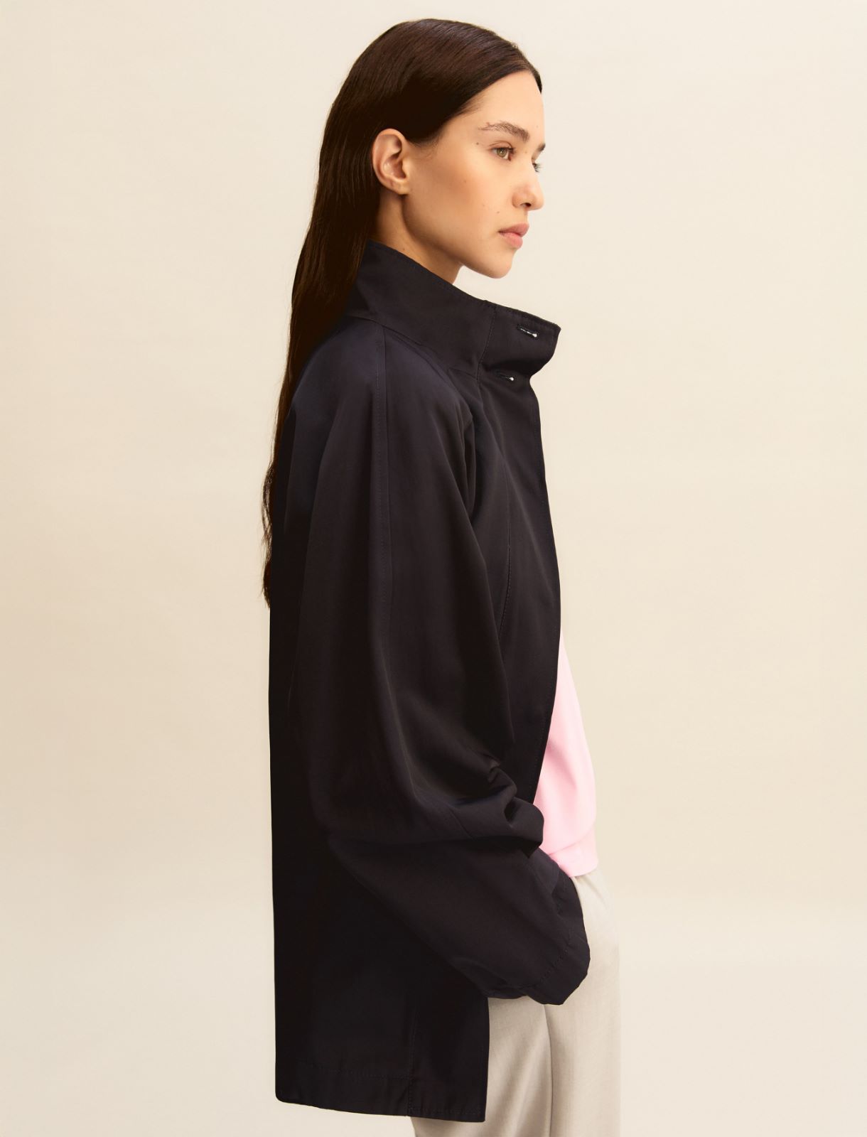 Water-repellent raincoat - NAVY - Emme - 5