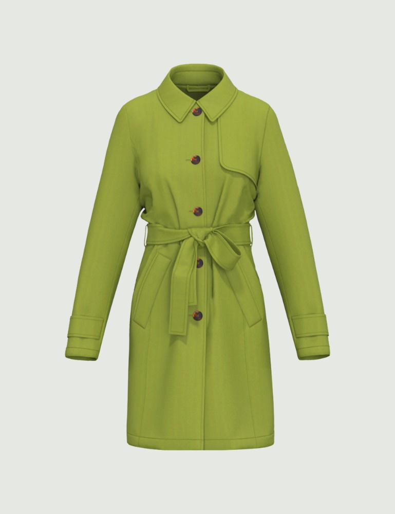 Single-breasted water-repellent trench coat - Emme - 6