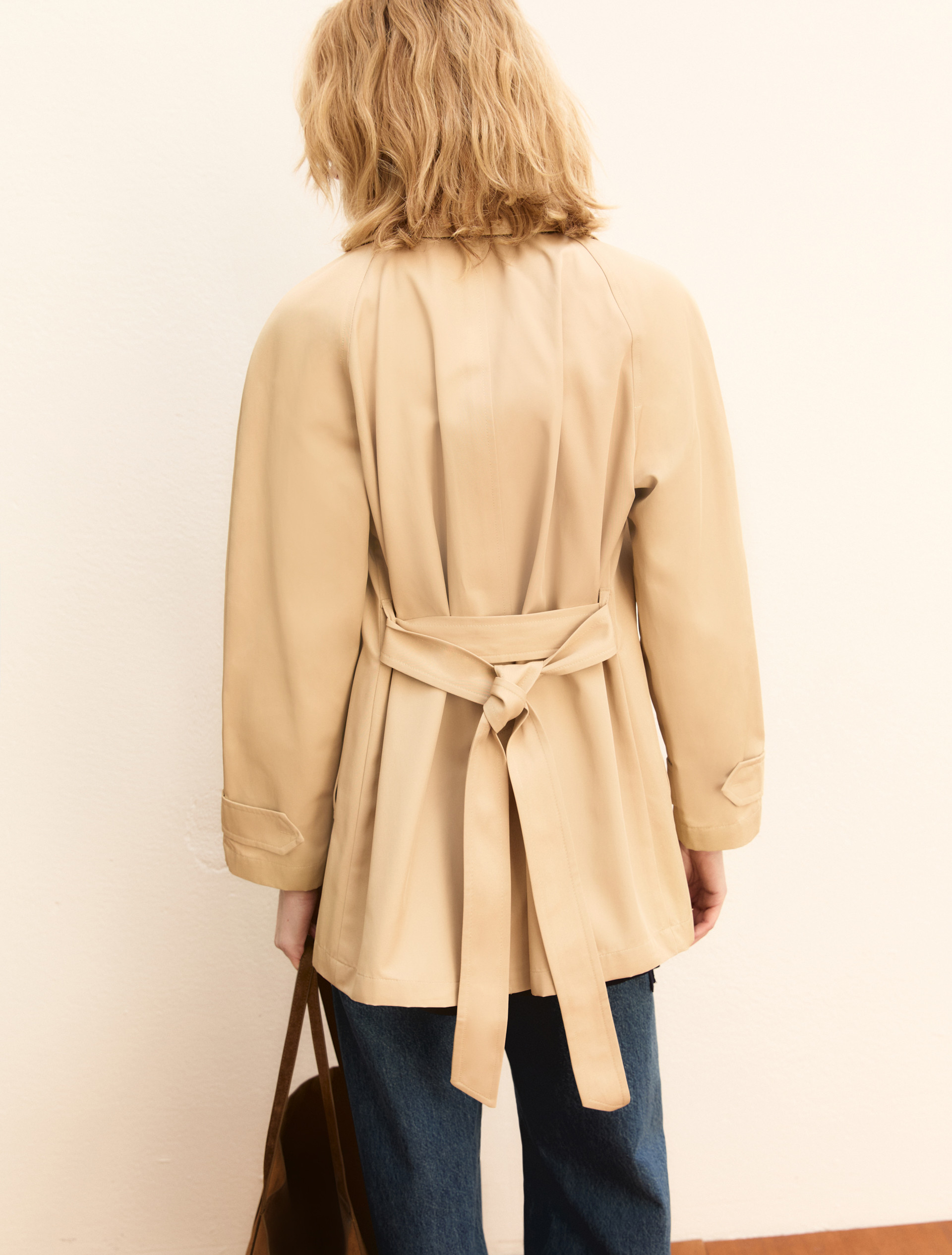 Trench corto antigoccia - BEIGE - Emme - 3