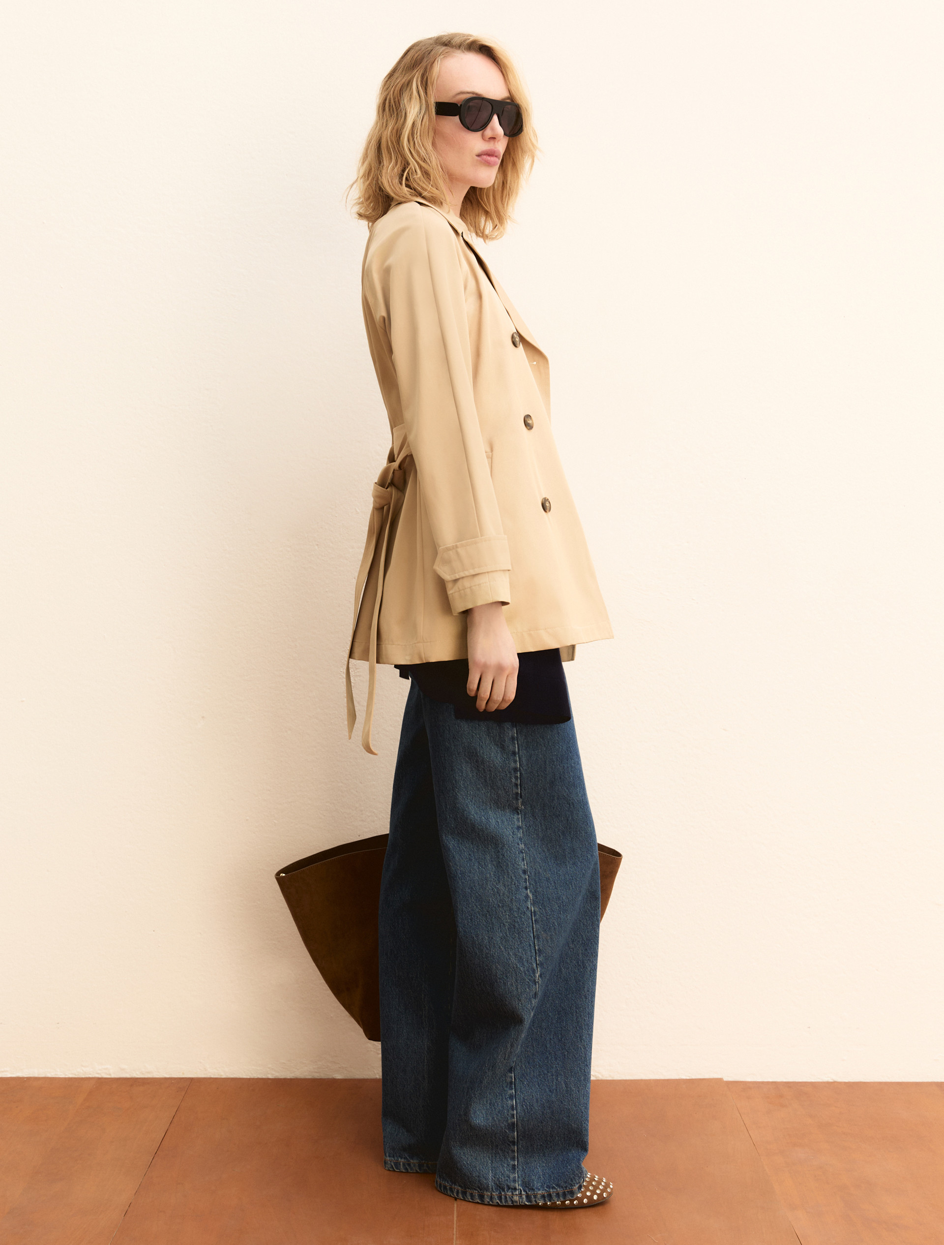 Trench corto antigoccia - BEIGE - Emme - 1