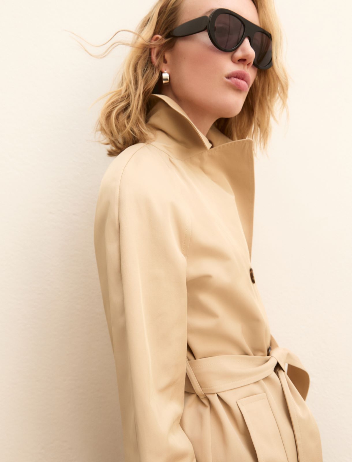 Trench corto antigoccia - BEIGE - Emme - 5