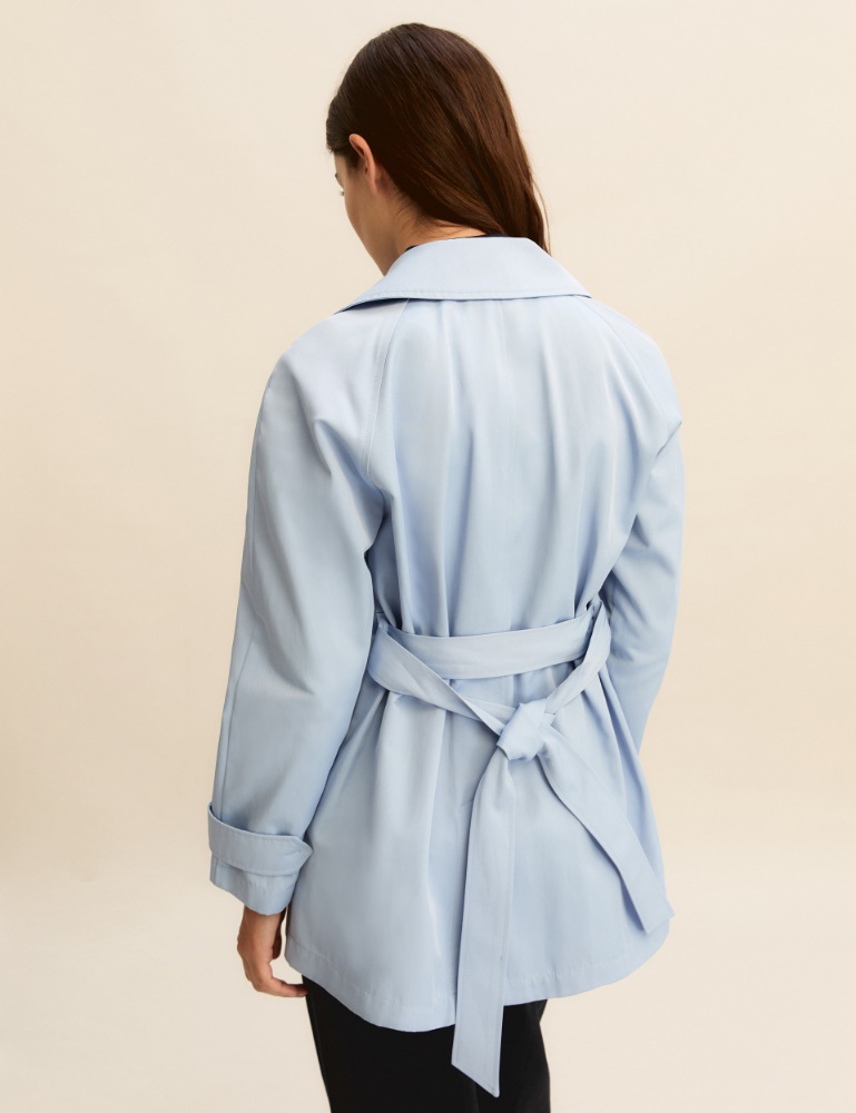 Short water-repellent trench coat - Emme - 3