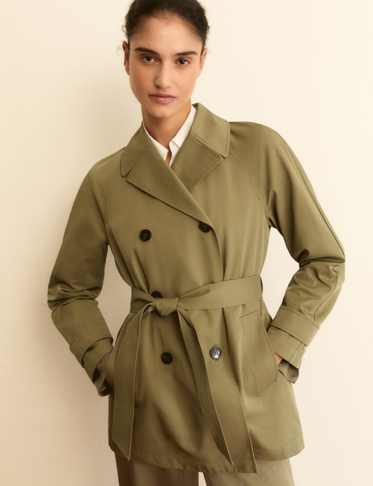 Short water-repellent trench coat - Emme - 3