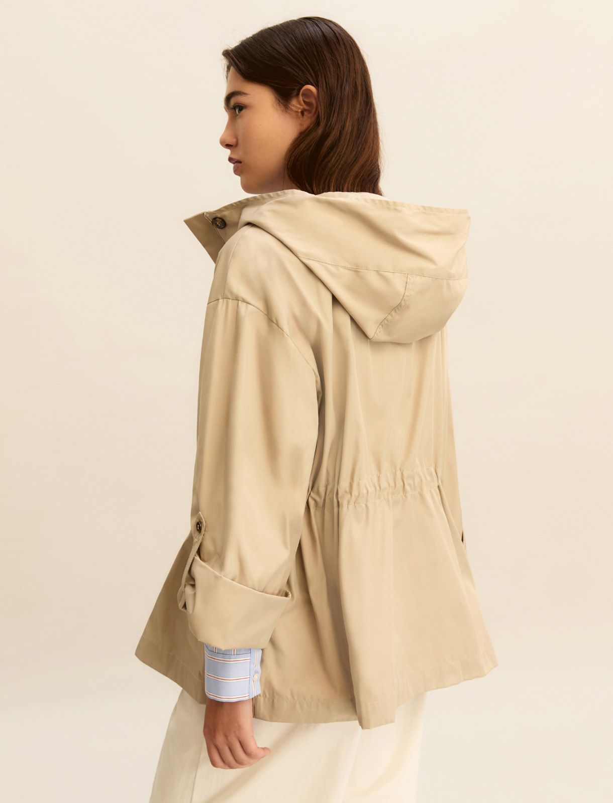 Parka corto antigoccia - BEIGE - Emme - 3