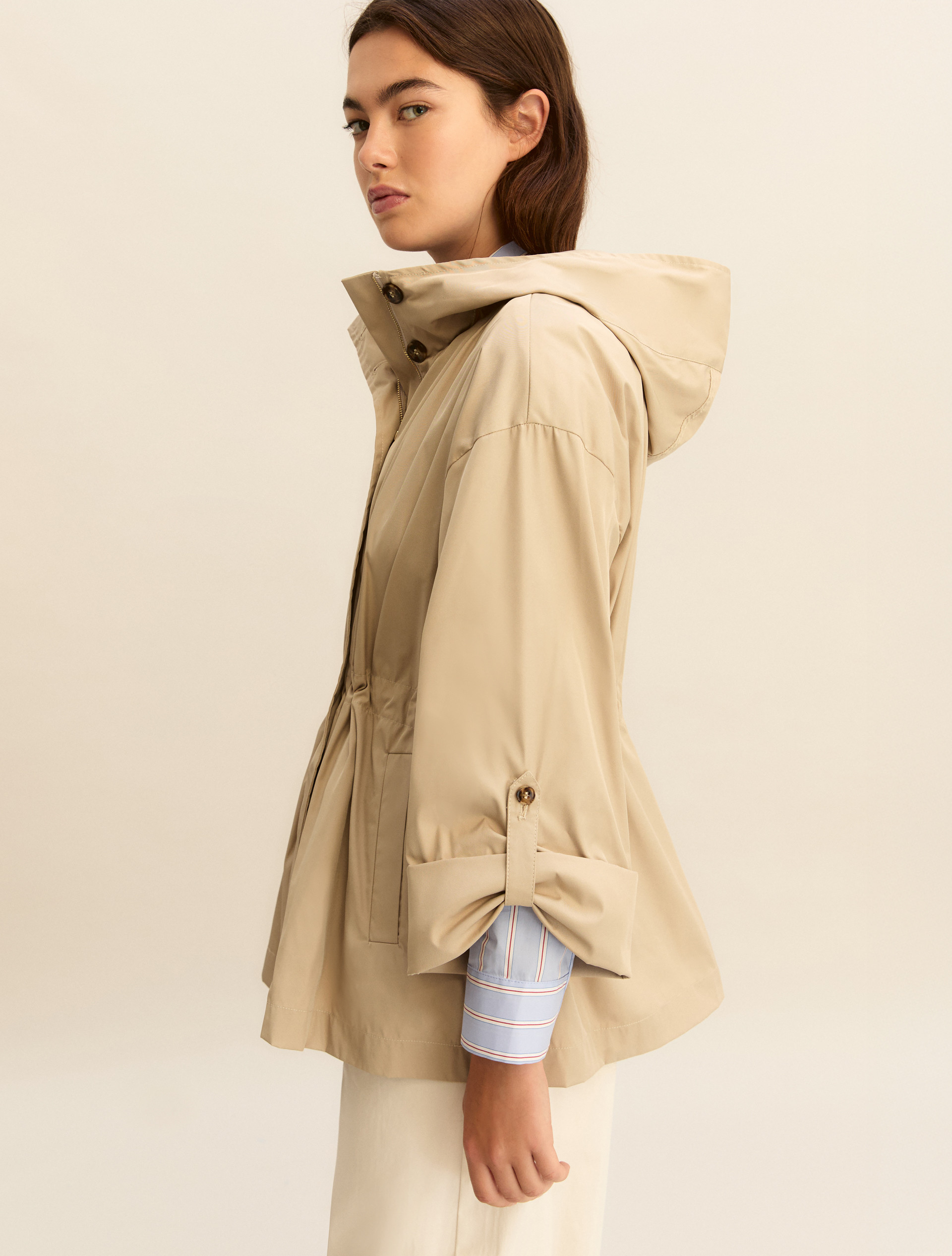 Parka corto antigoccia - BEIGE - Emme - 5