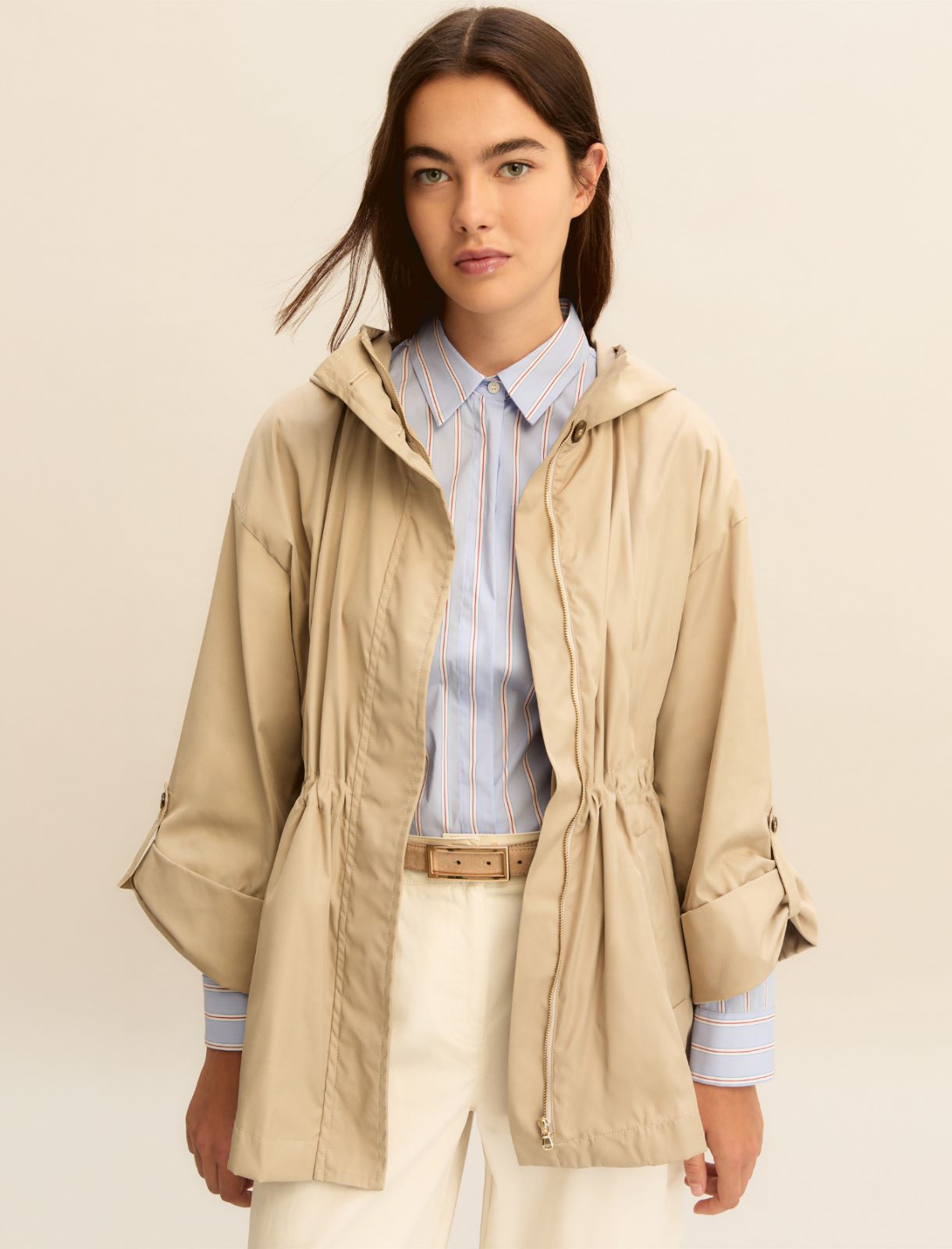 Parka corto antigoccia - BEIGE - Emme - 6