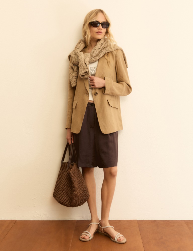 Linen blazer - Emme - 3