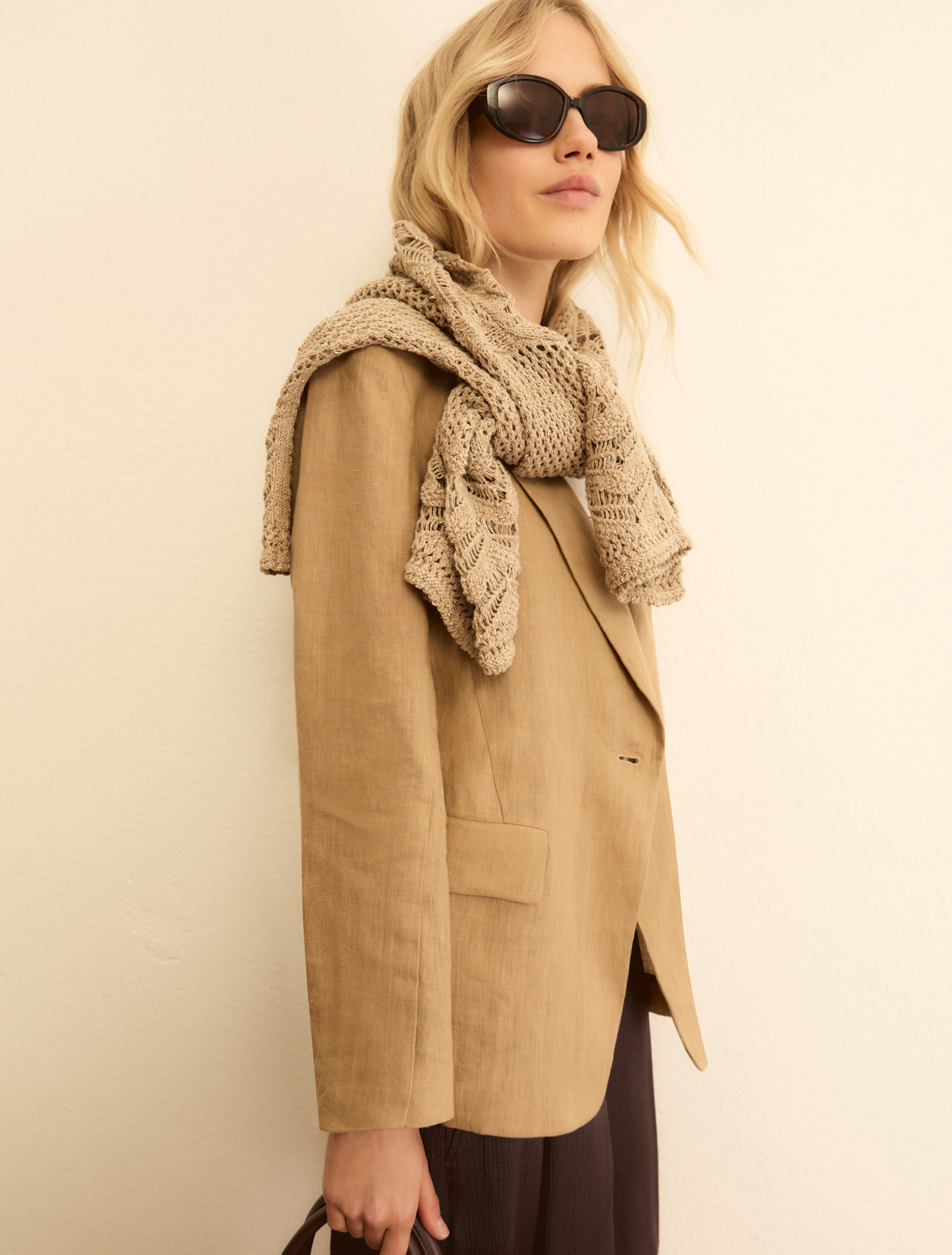 Linen blazer - ECRU - Emme - 1