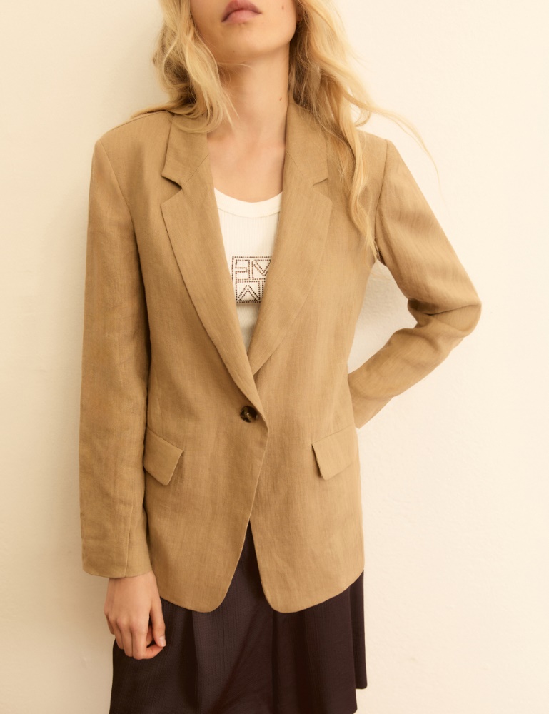 Linen blazer - Emme - 5