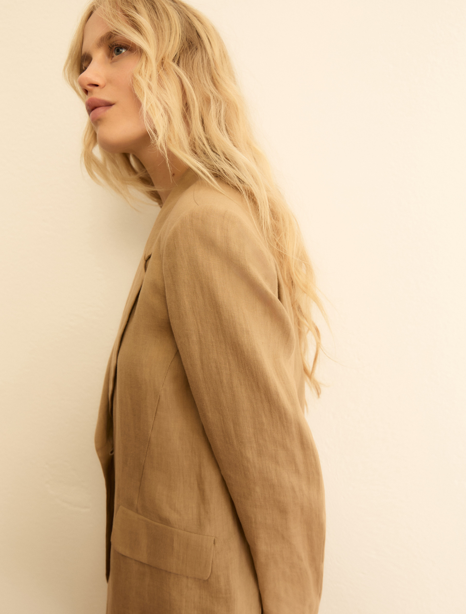 Linen blazer - ECRU - Emme - 6