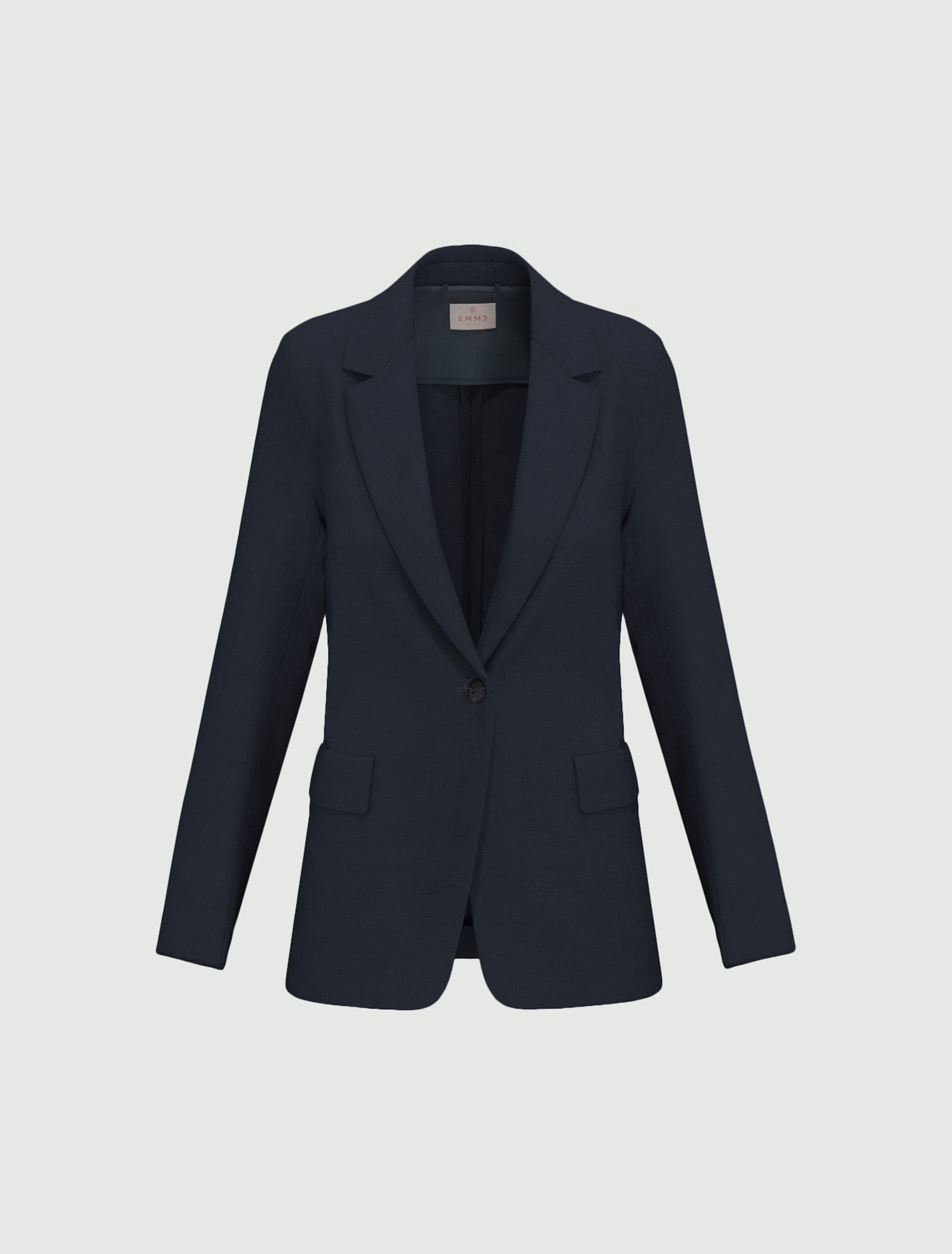 Blazer in lino - BLU NOTTE - Emme - 4