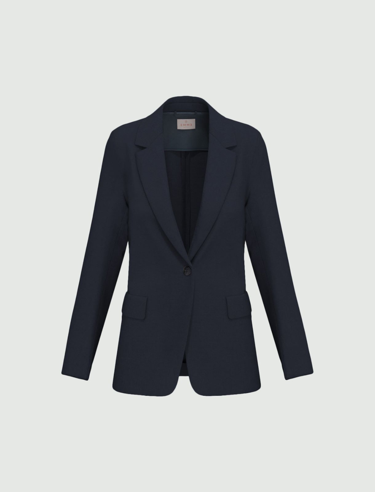 Blazer in lino - BLU NOTTE - Emme - 4