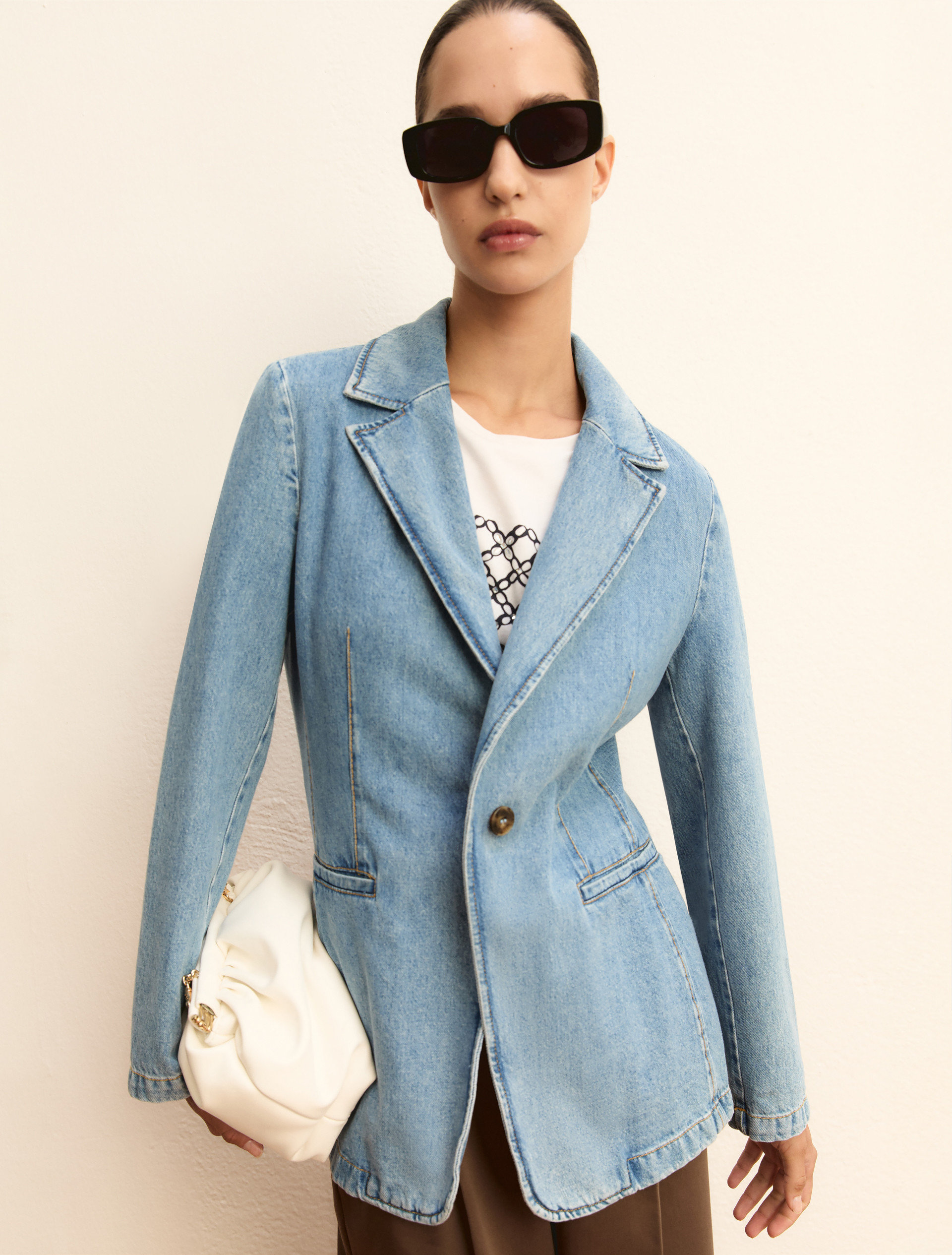 Denim blazer - BLUE JEANS - Emme - 1