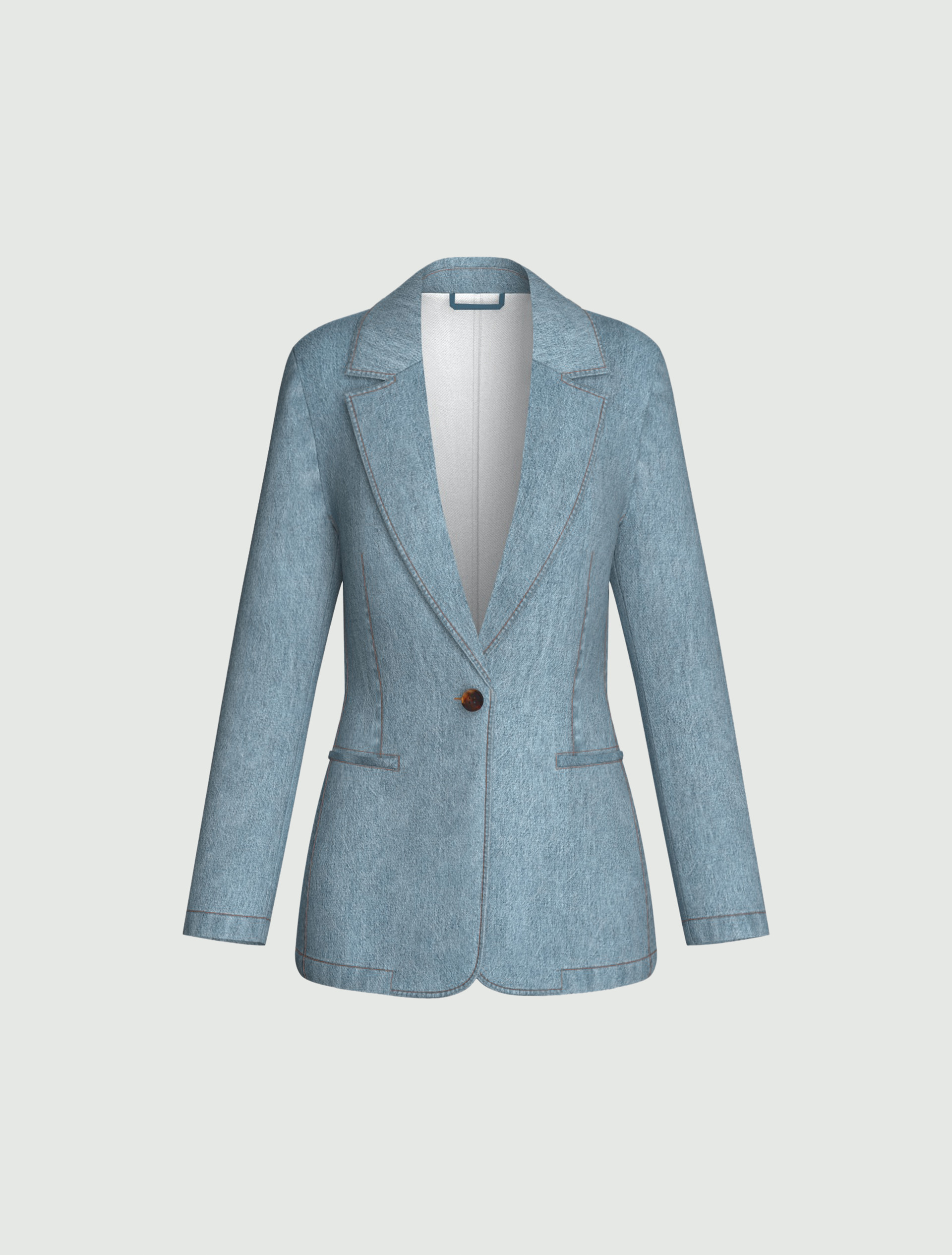 Denim blazer - BLUE JEANS - Emme - 5