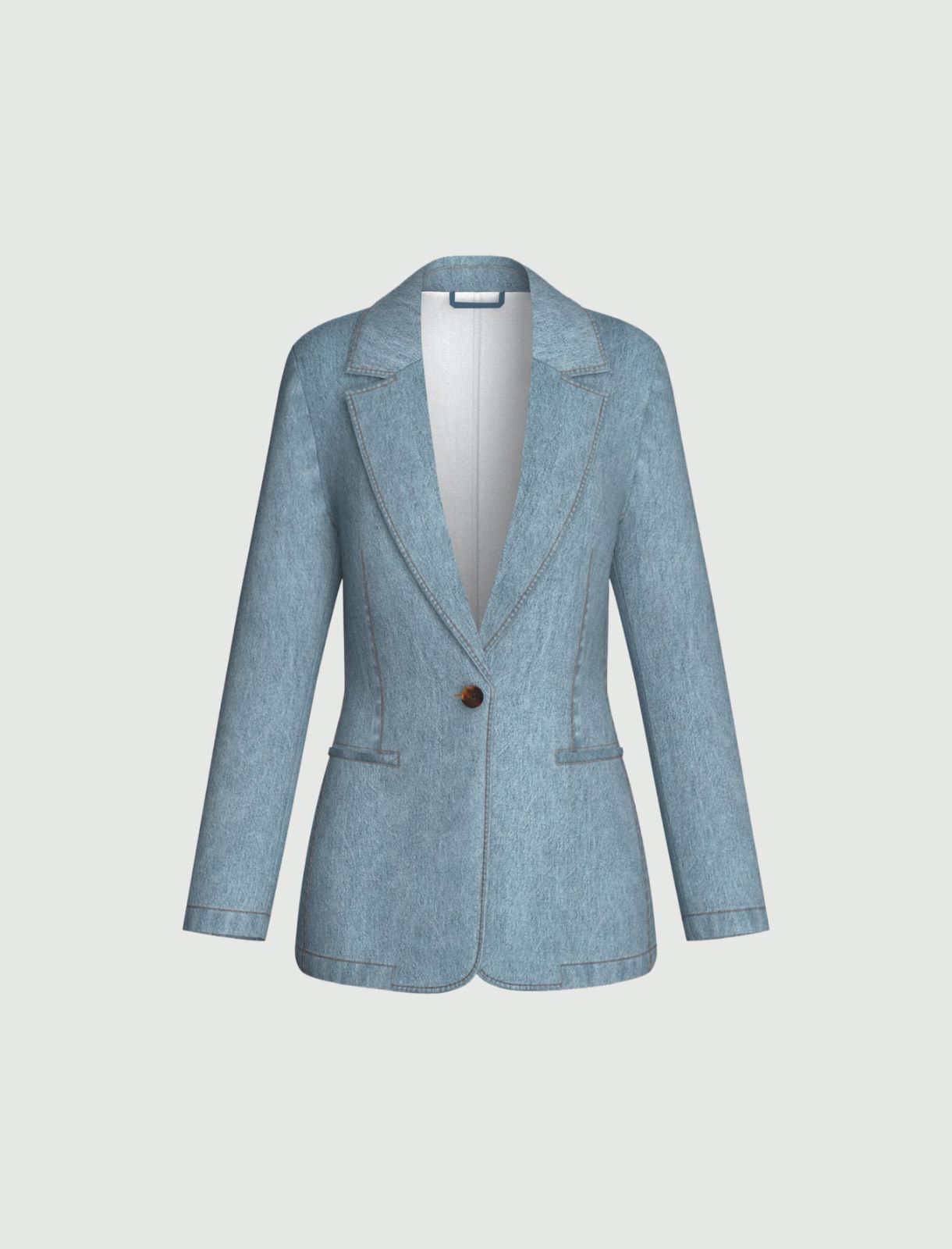 Denim blazer - BLUE JEANS - Emme - 5