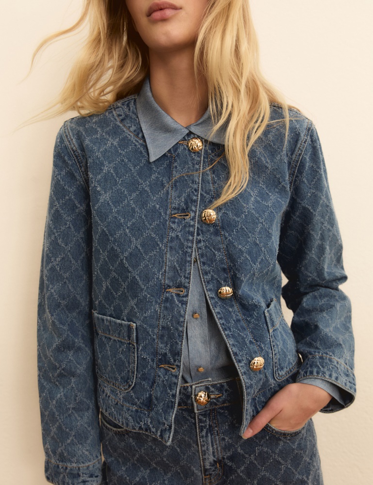 Short denim jacket - Emme - 5
