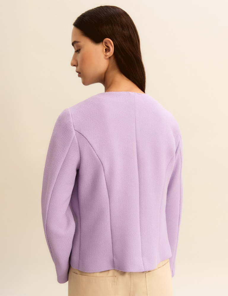 Short basketweave jacket - Emme - 3