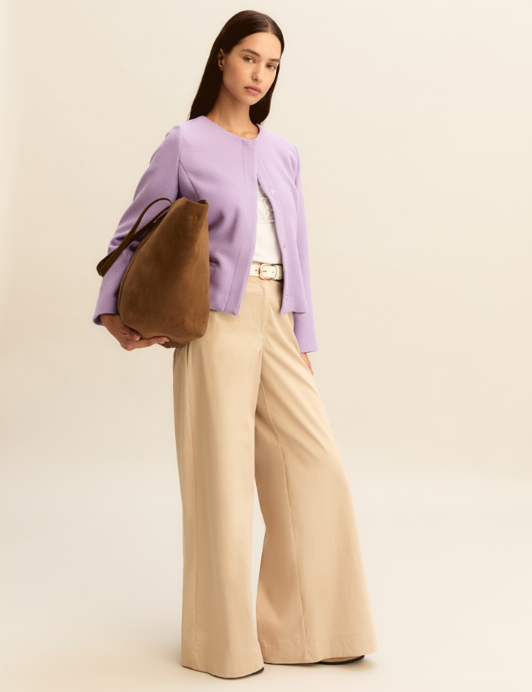 Short basketweave jacket - Emme - 2