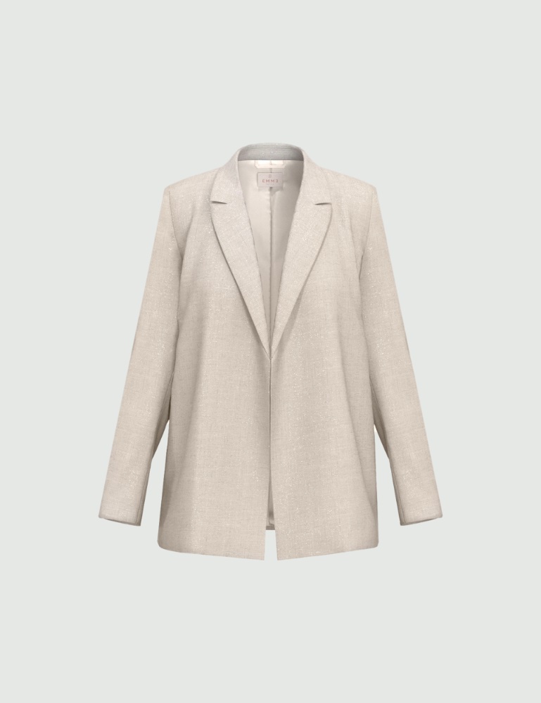 Viscose and lamé jacket - Emme - 4