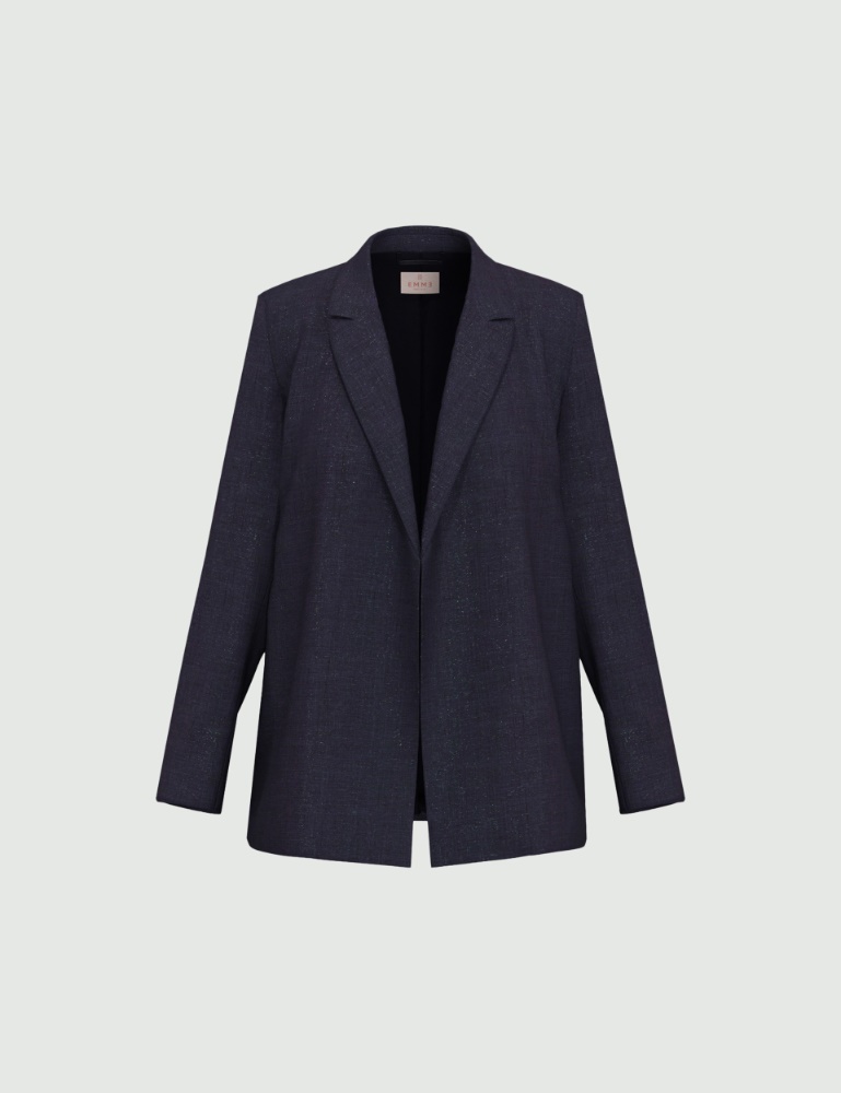 Viscose and lamé jacket - Emme - 5