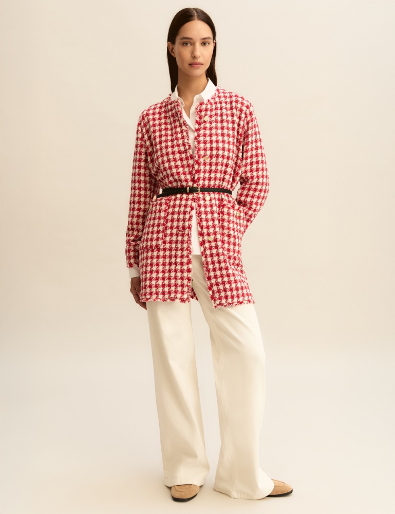 Basketweave overcoat - Emme - 2