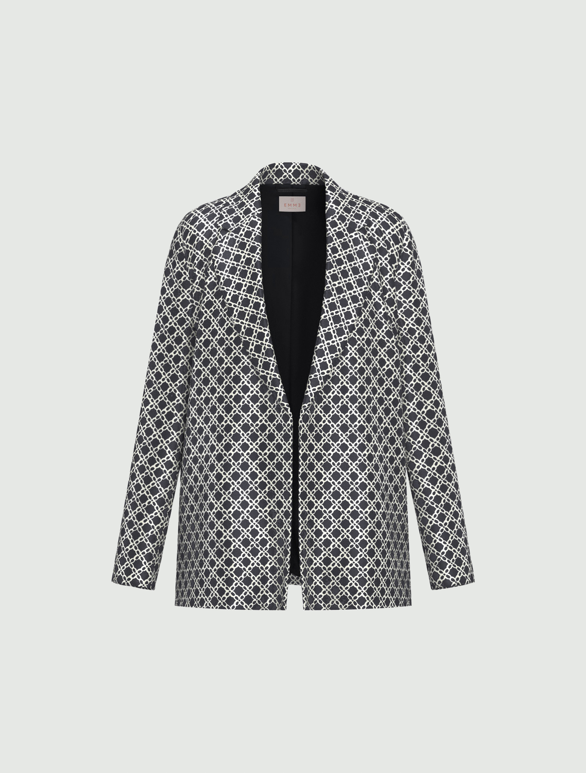 Printed twill jacket - NAVY - Emme - 4