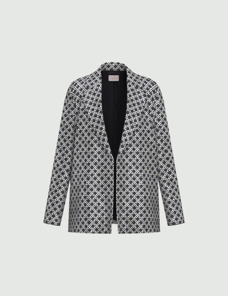 Printed twill jacket - Emme - 4