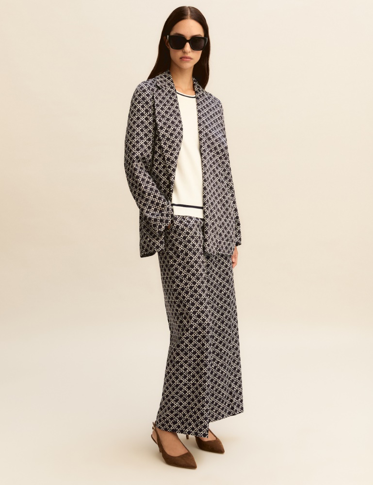 Printed twill jacket - Emme - 2