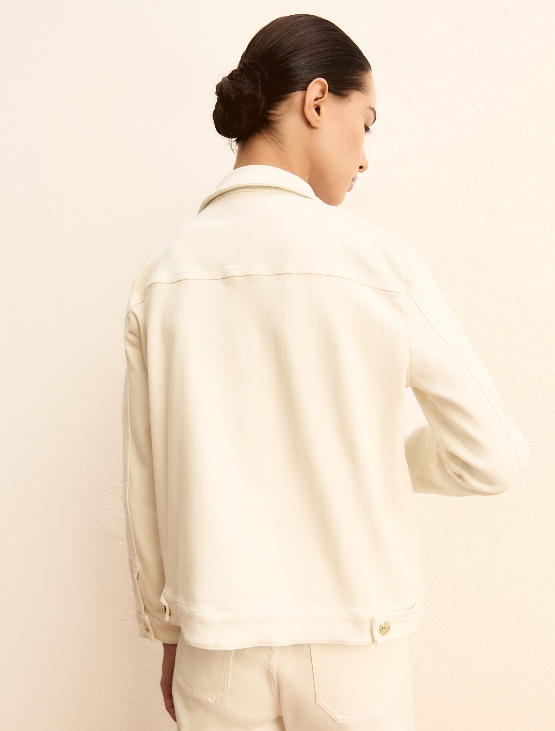 Giacchina in gabardina - BIANCO LANA - Emme - 3