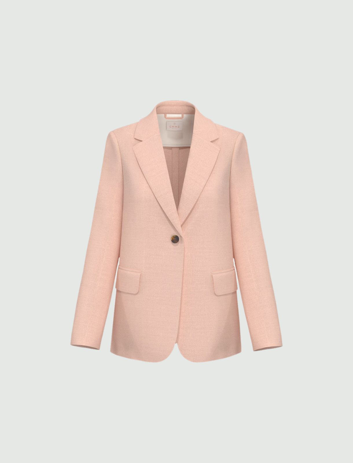 Giacca in twill di misto lino - ROSA - Emme - 4