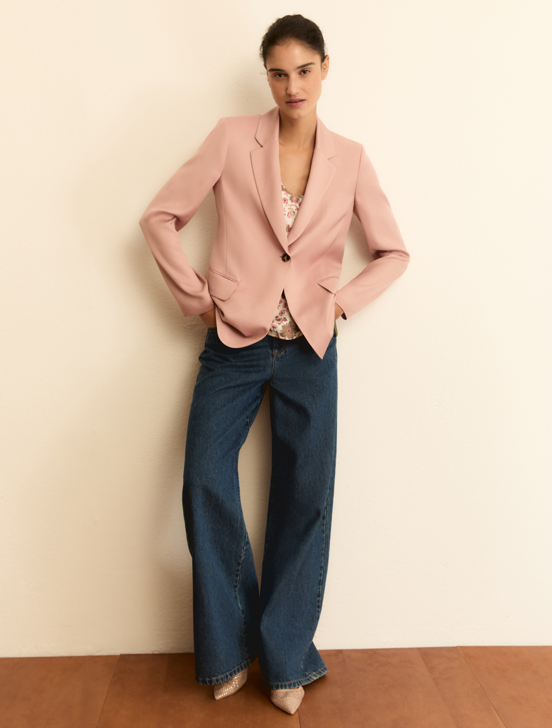 Giacca in twill di misto lino - ROSA - Emme - 2