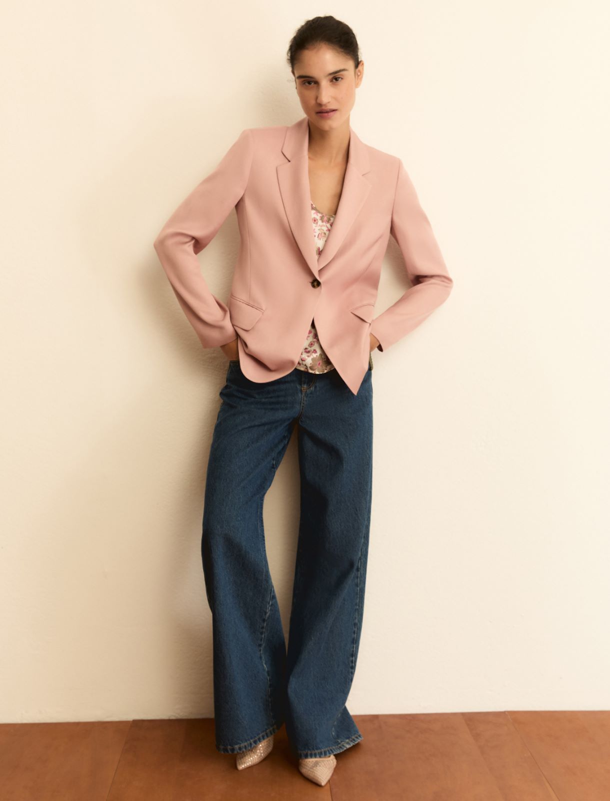Giacca in twill di misto lino - ROSA - Emme - 2