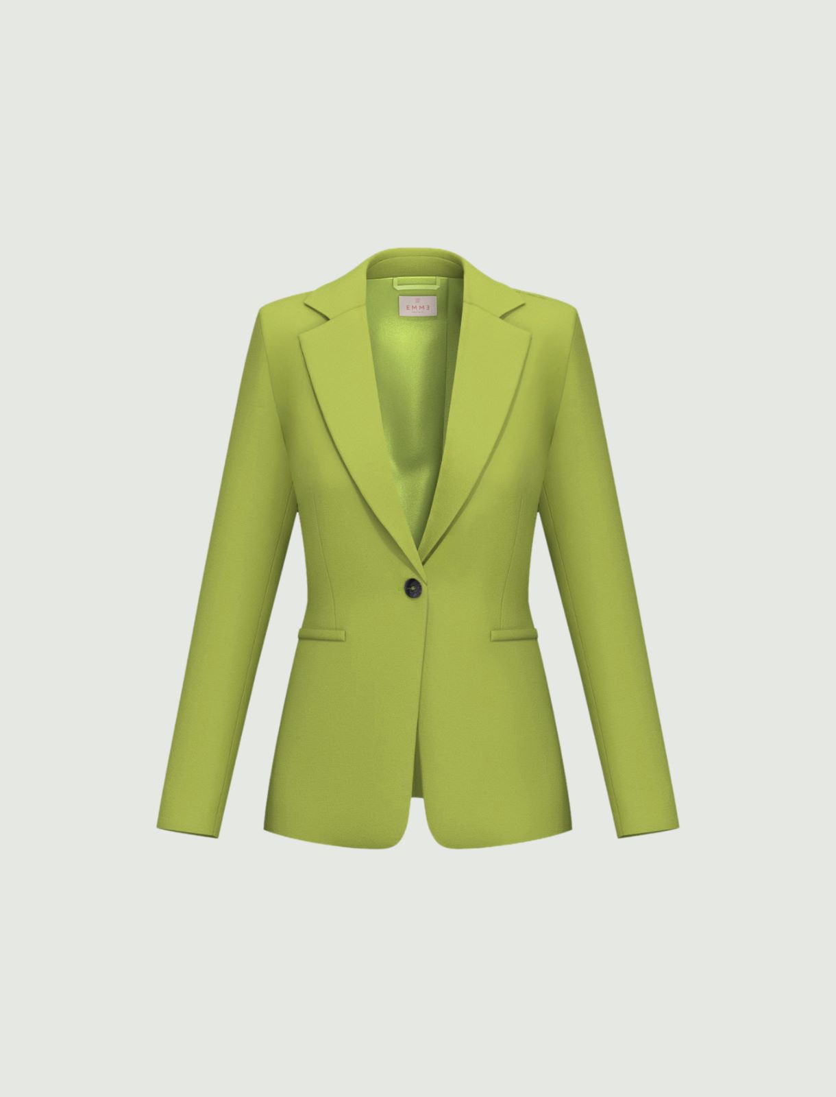 Giacca in tessuto stretch - VERDE - Emme - 4