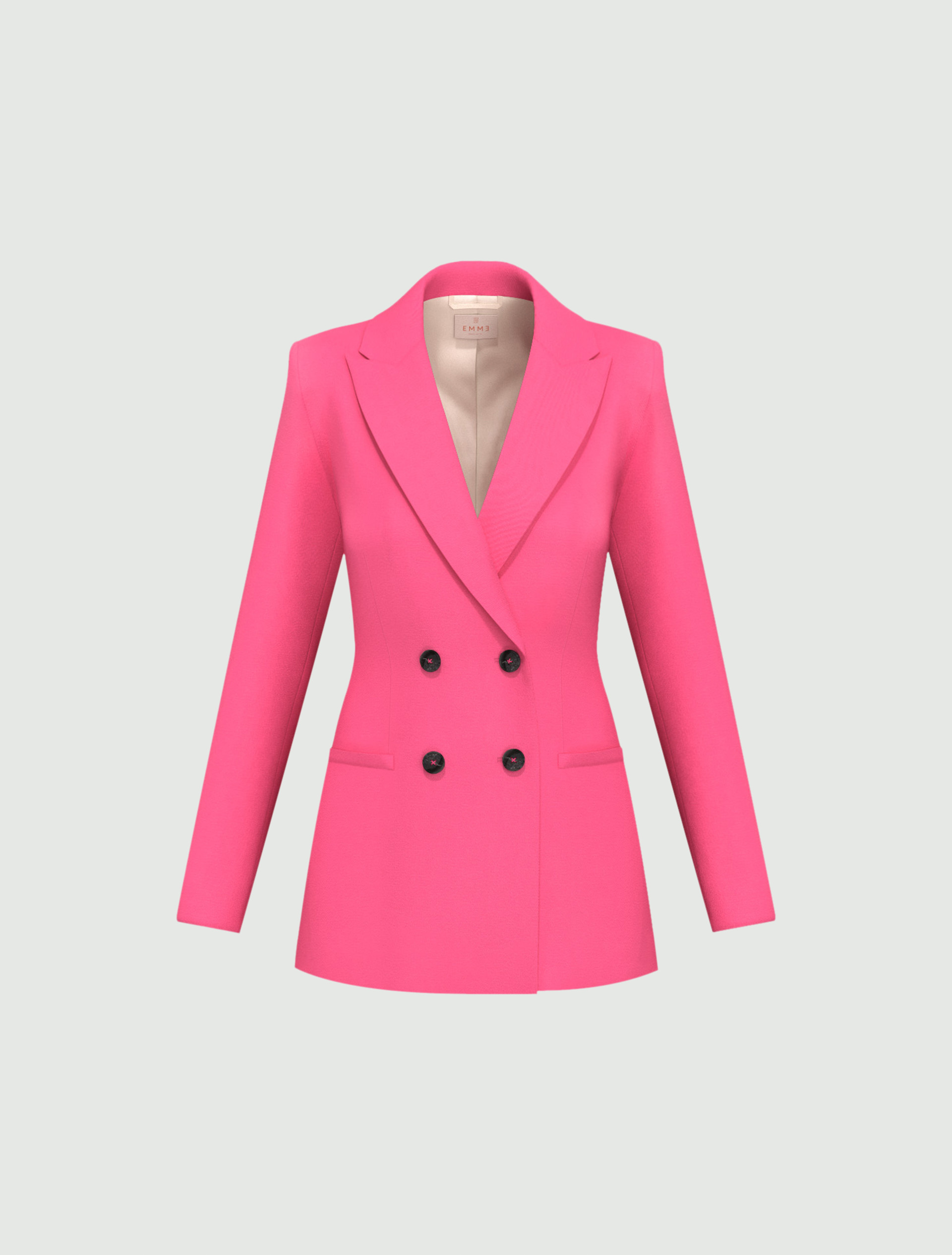 Blazer doppiopetto stretch - ROSA ANTICO - Emme - 4