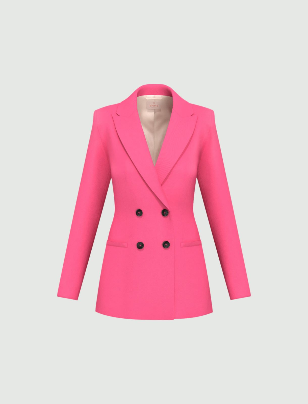 Blazer doppiopetto stretch - ROSA ANTICO - Emme - 4