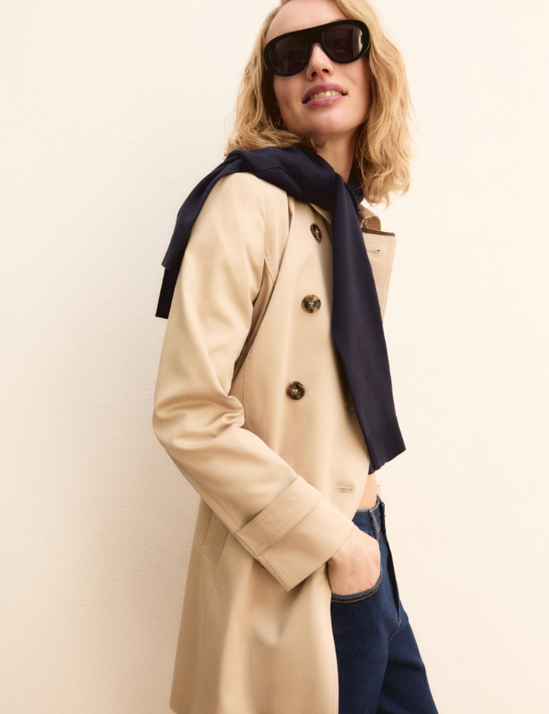 Trench in cotone stretch - Emme