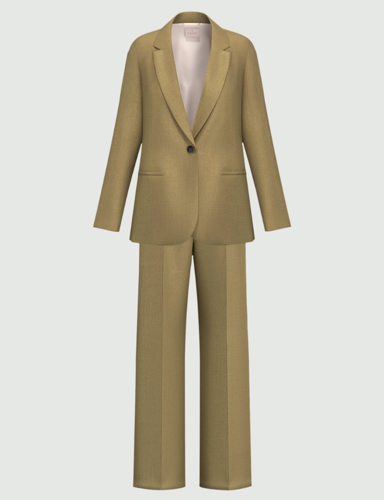 Flowing viscose acetate suit - Emme - 4