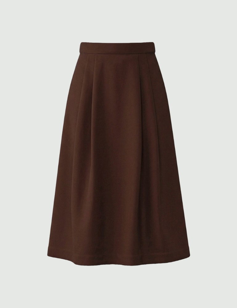 Gonna ampia in popeline stretch - Emme - 6